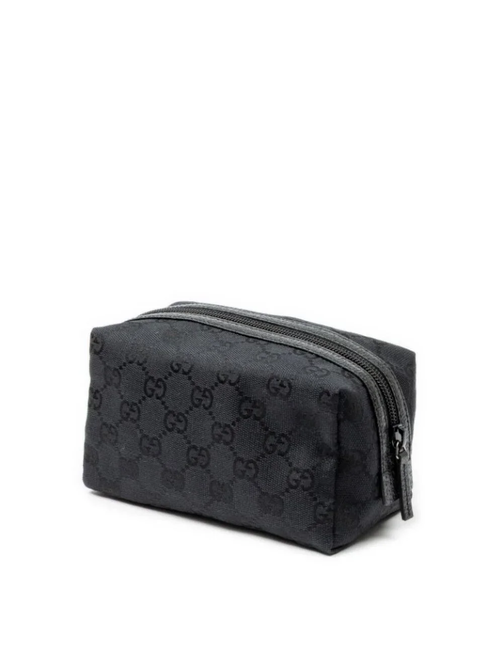 Gucci Makeup Pouch Black GG Canvas